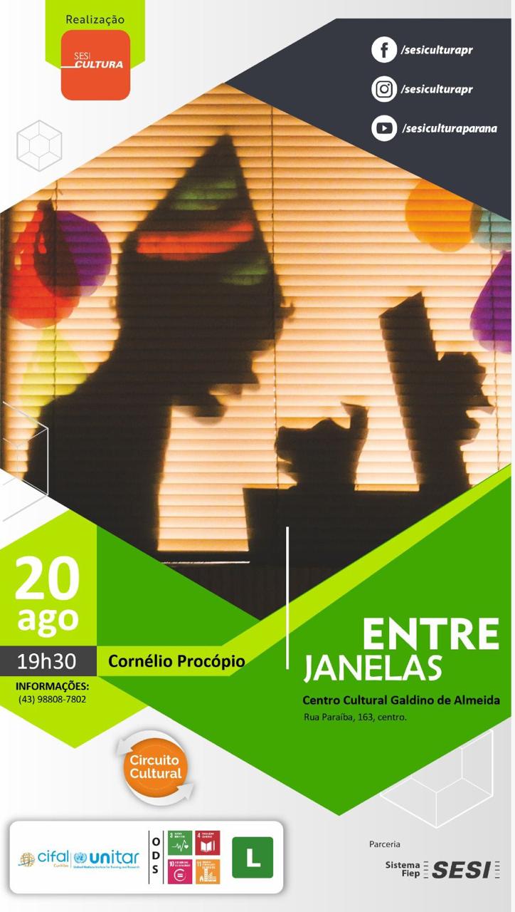 🎭 Circuito Cultural Sesi PR apresenta:  Espetáculo “Entre Janelas” 🌟🐶