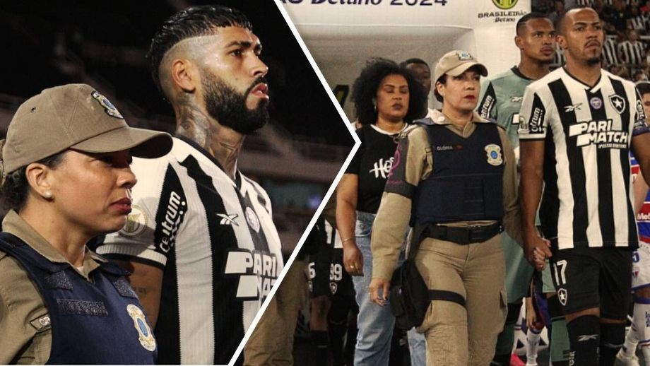 Por que jogadores do Botafogo entraram com guardas e mulheres em campo no lugar de crianças?